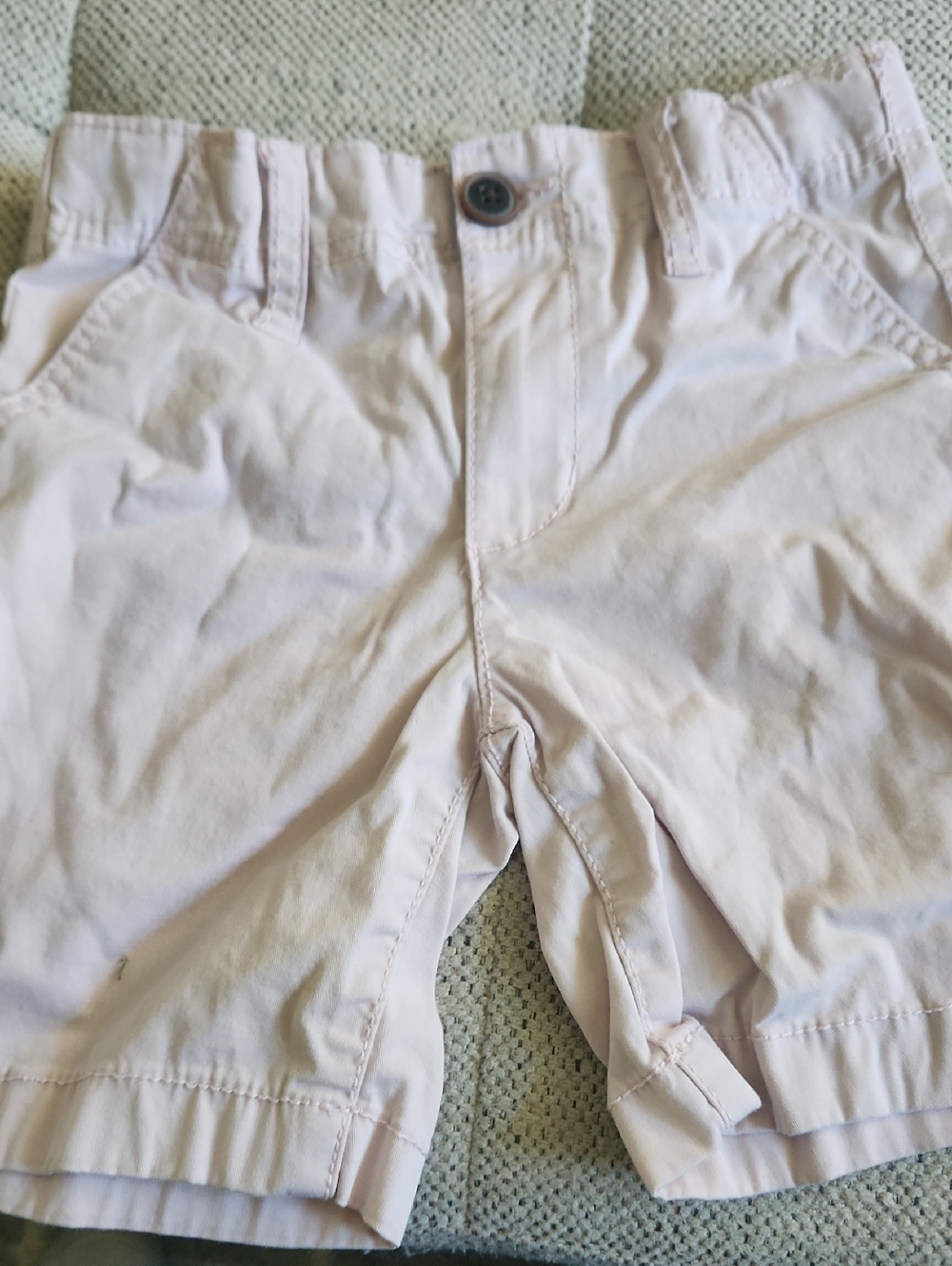 OshKosh B'gosh Pale Pink Button-Front Boys' Shorts